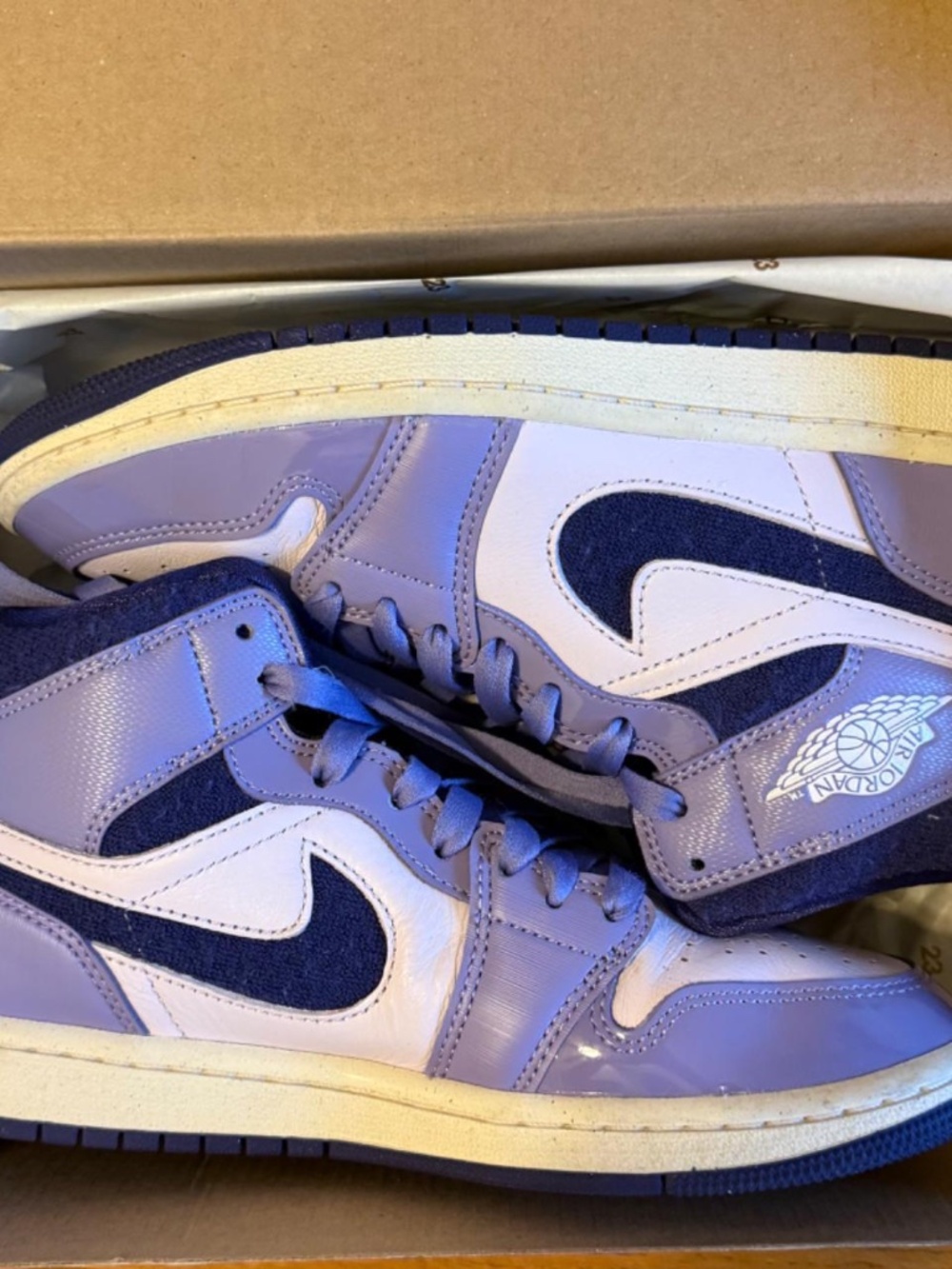 Nike Air Jordan 1's, Puple, size 6.5 womens, size 4 mens